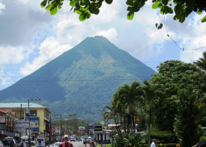 Costa Rica, Arenal volcano from La Fortuna 3