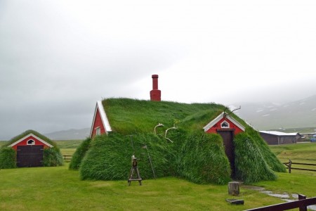 Iceland, grass house